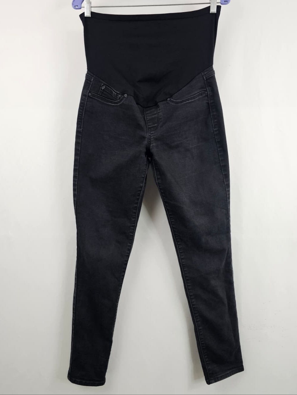 Levi's Denizen Maternity Skinny Jeans Black Denim, Sz M